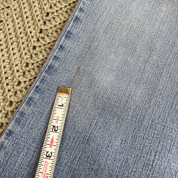 Y2K 2000s Vintage Levi’s Low Rise Stretch Flared Bootcut Jeans - Size 12 - Picture 8 of 10